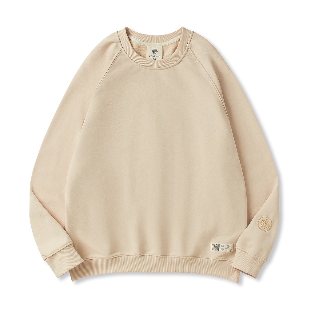 Áo Sweater Four Basic Fullbox Phong Cách Streetwear Dai Tay Nam Nữ Chất Lượng Siêu Cá Tính Form Rộng S01