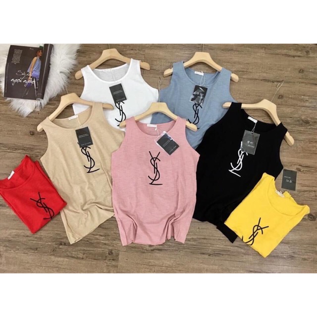 [Mã WASKT410K giảm 10K đơn 50K] Áo phông giấy sát nách chữ YL