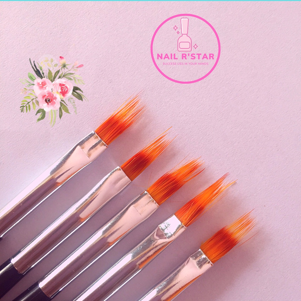 Cọ xước Nail, Cọ Xước ombre - cọ vuốt Nail, cọ omber dùng loang màu vẽ móng chuyên dụng cho dân làm móng NAIL R’STAR