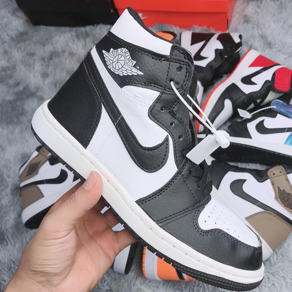 (bachhoa)[siêu hot] giày sneaker JD1 JORDAN PANDA CAO CỔ, jd cổ cao đen trắng siêu đẹp