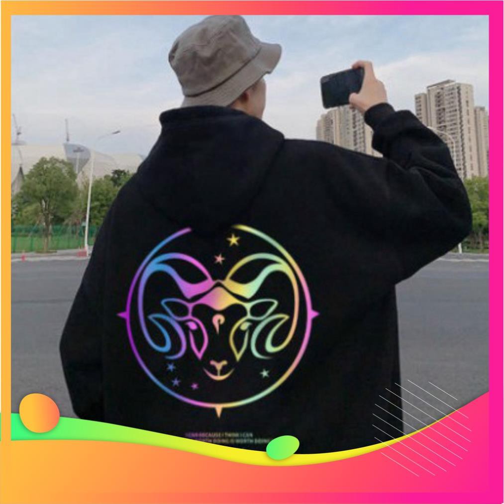 Áo nỉ dày dặn CUNG HOÀNG ĐẠO Bạch Dương, áo nỉ NAM nữ đẹp, áo hoodie [SIÊU RẺ]