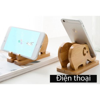 Giá gỗ đỡ điện thoại, ipad