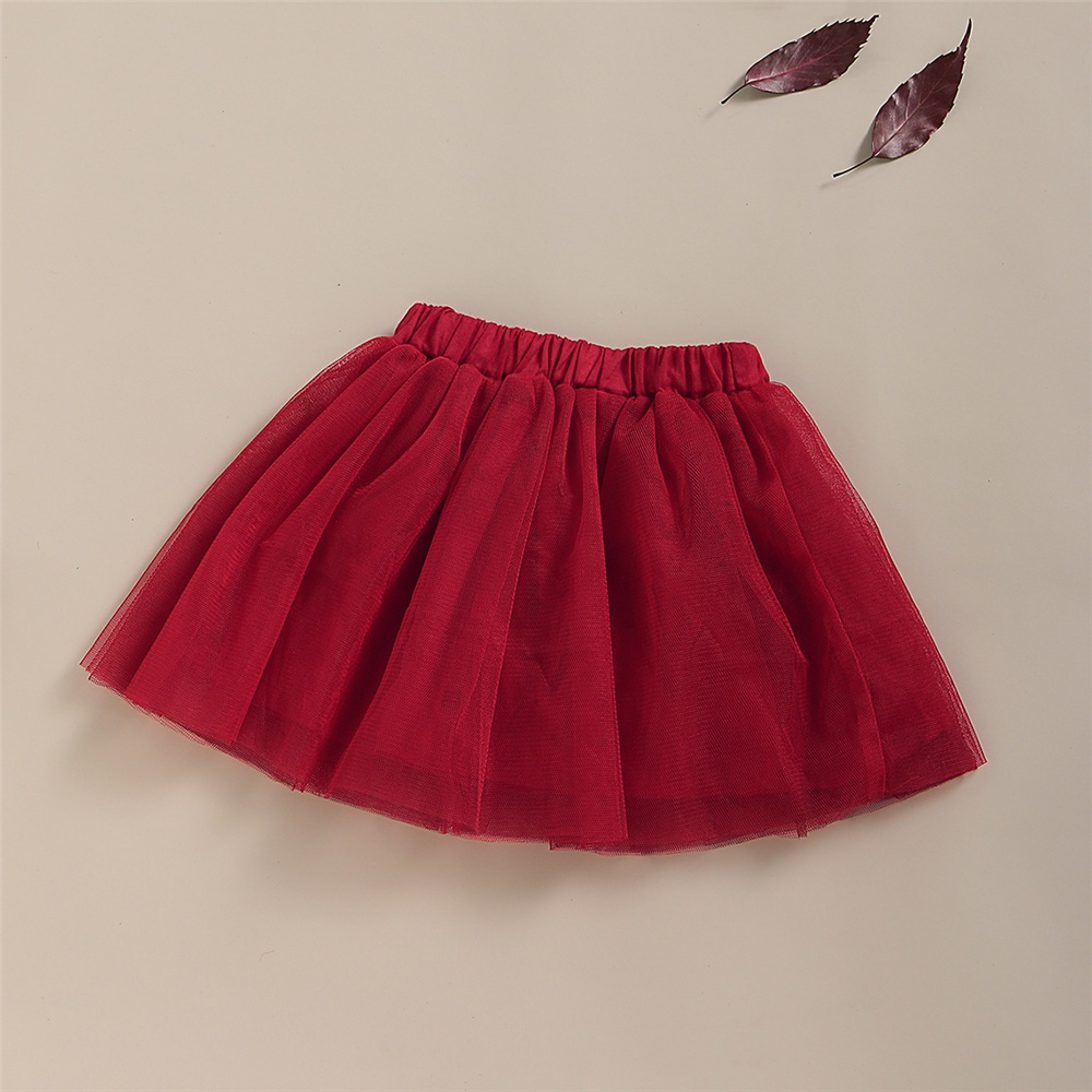 Bộ trang phục 2 món MIKRDOO gồm áo liền quần tay dài in họa tiết giáng sinh + chân váy dễ thương cho bé gái sơ sinh 1