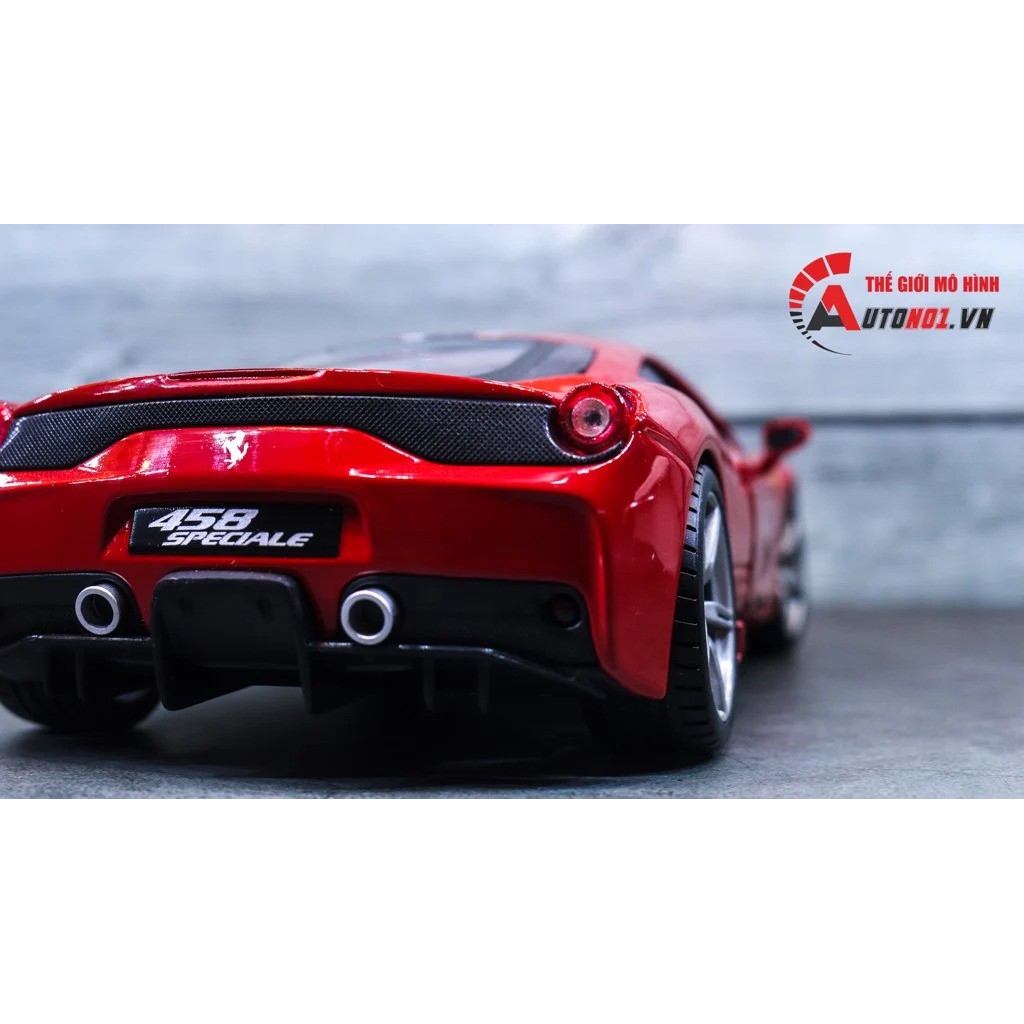 MÔ HÌNH XE FERRARI 458 SPECIAL RED 1:18 1308 BBURAGO