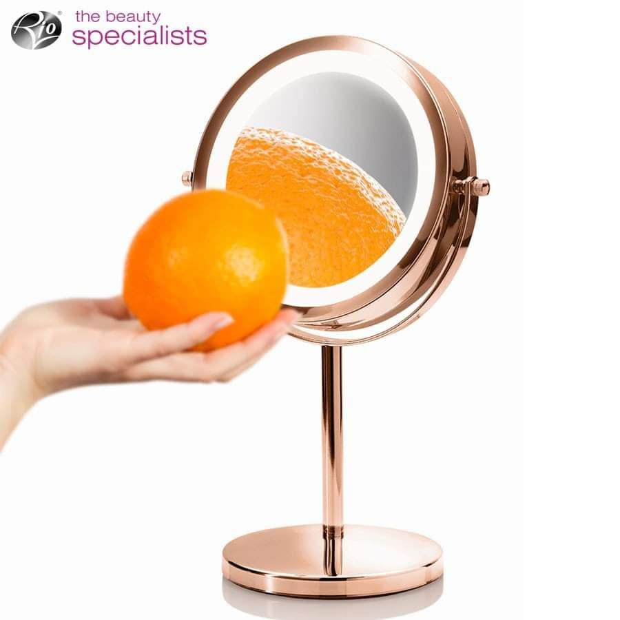 Gương tròn để bàn 2 mặt Cosmetic & Makeup Mirror RIO MMST