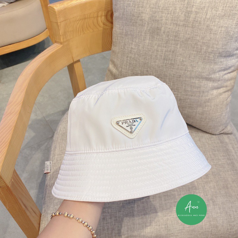 Mũ bucket gió Prada ❤️Freeship❤️ Mũ Prada cao cấp, chất liệu vải gió kháng nước, màu sắc trẻ trung, hàng loại 1 full tag