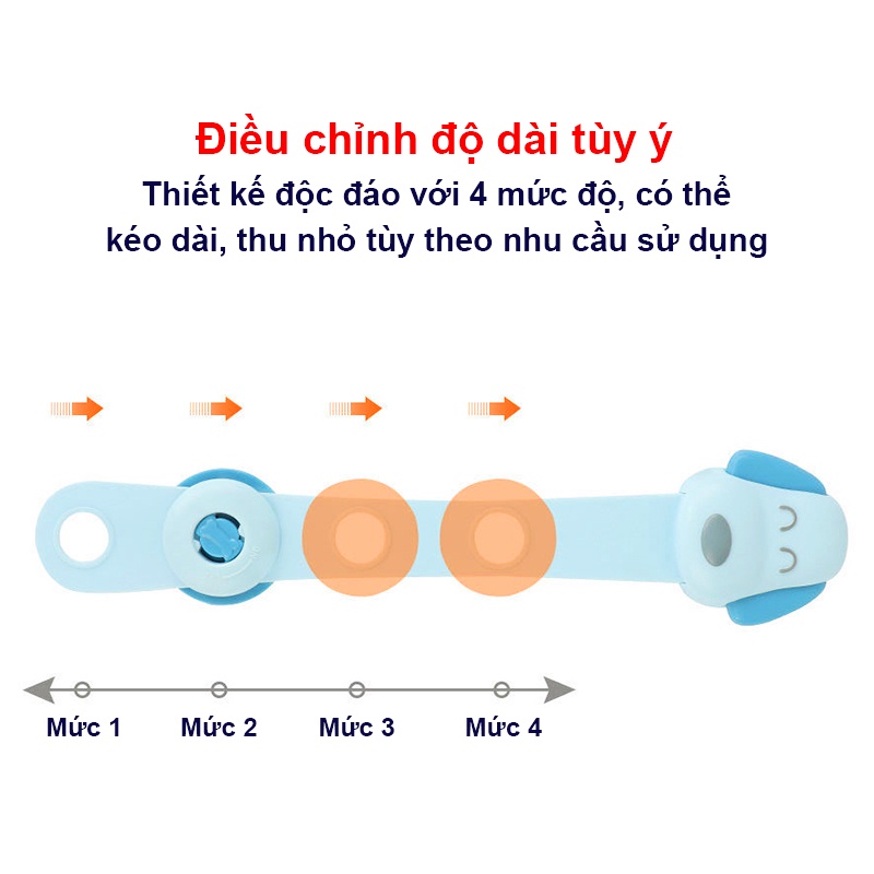Khóa tủ lạnh cao cấp hình cún tiện lợi Baby-S, Khóa ngăn kéo giúp an toàn cho bé - SSS033