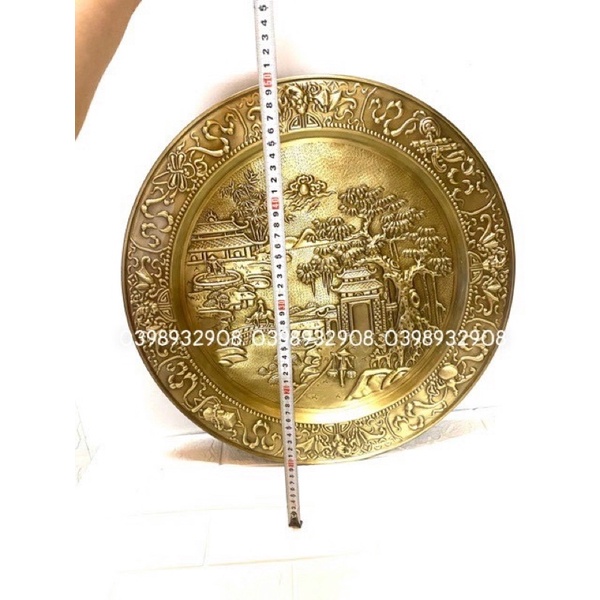 MÂM ĐỒNG QUÊ KÍCH THƯỚC 53 cm. CHẤT LIỆU BẰNG ĐỒNG 100%