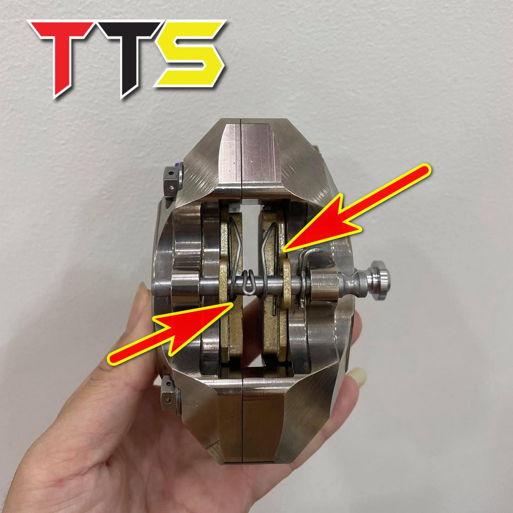 Phe gài bố, lò xo tách bô thắng heo dầu 2 bít tông các dòng xe Brem, Accossato, Frando, Heo thái lan