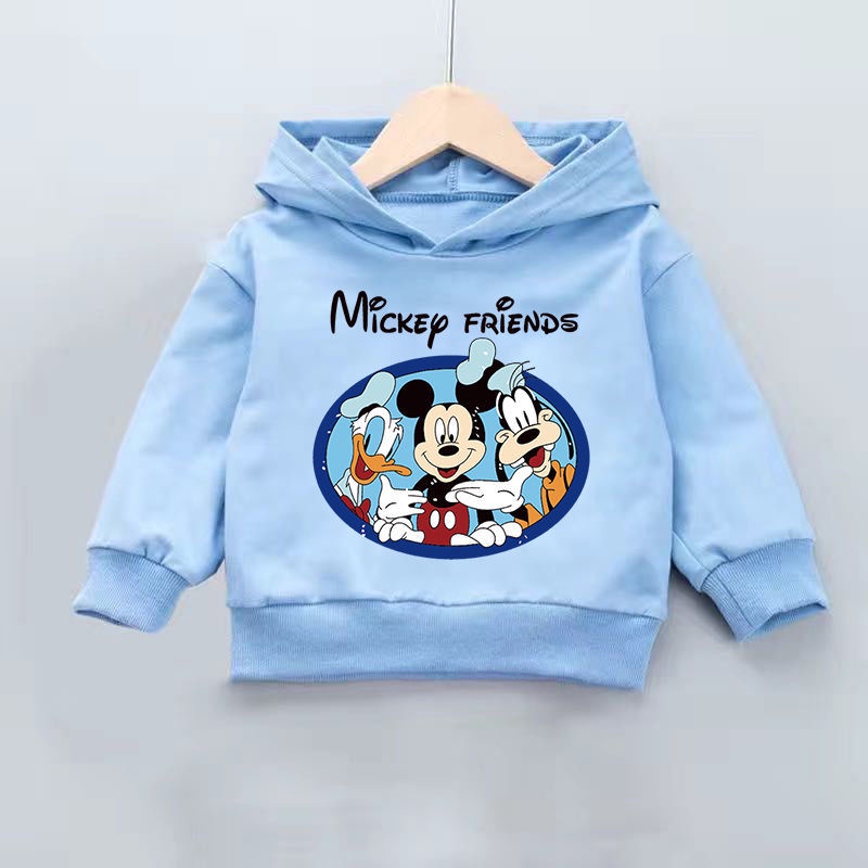 Áo hoodies hoạt hình xinh xắn dành cho bé