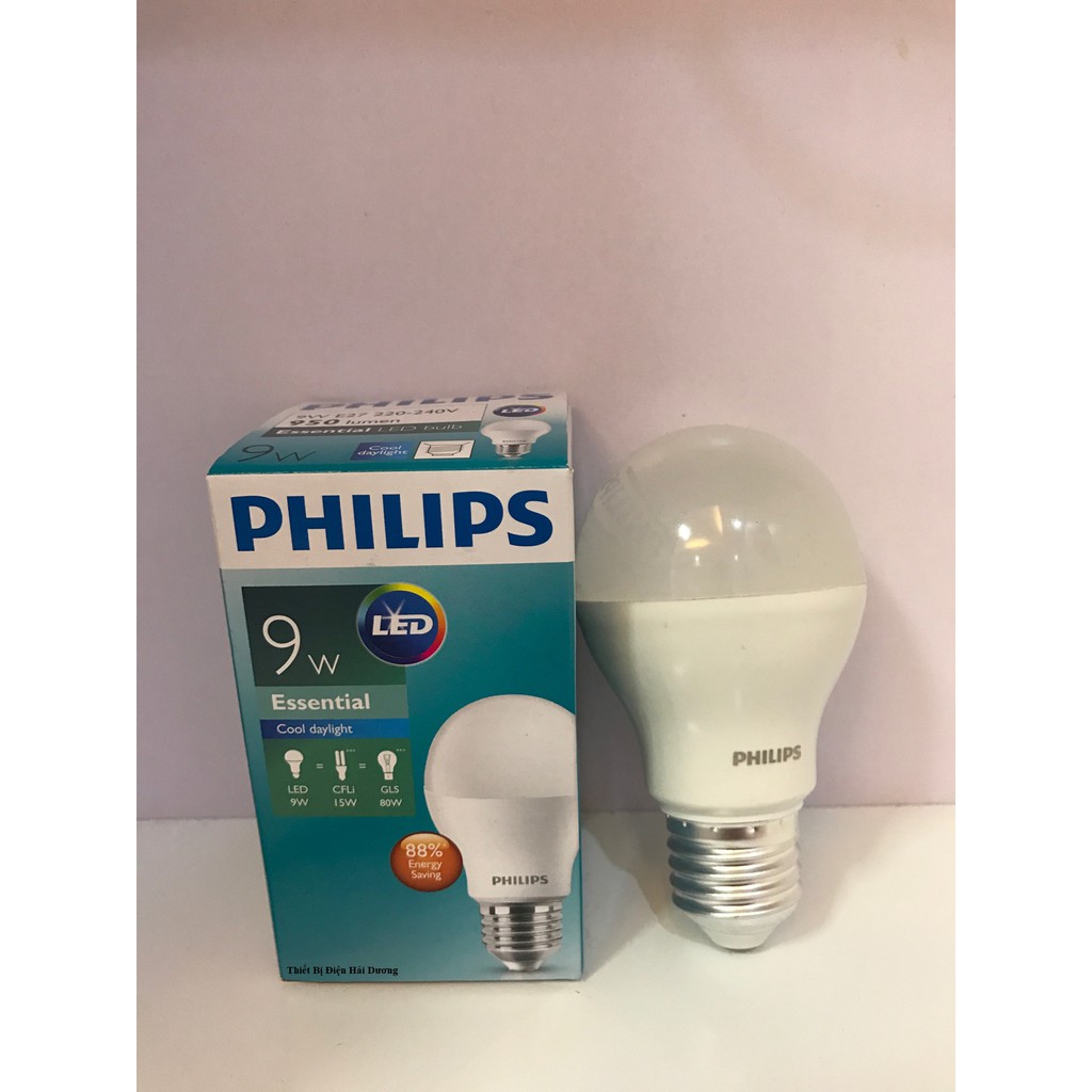 Bộ 3 Bóng Đèn Philips Led Essential Ledbulb 12w/9w/7w/5w/3w Đuôi E27 230v A60 | BigBuy360 - bigbuy360.vn