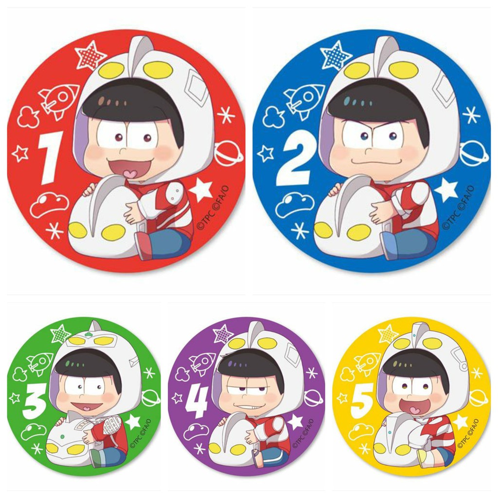 Huy hiệu cài áo IN HÌNH Osomatsu-san Quý ngài Osomatsu anime chibi dễ thương tiện lợi