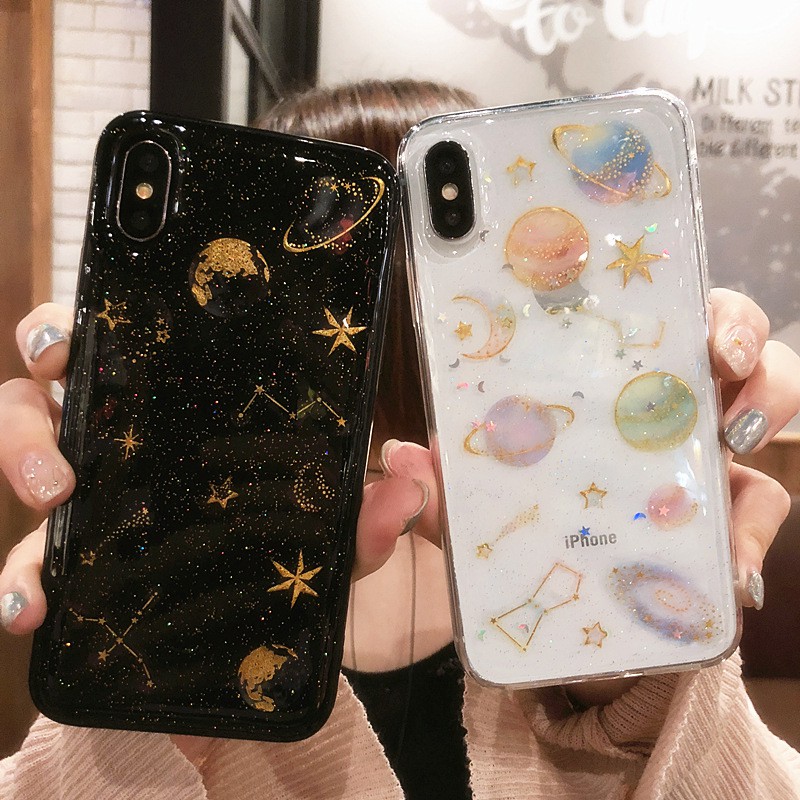 Ốp lưng iphone KIM TUYẾN GALAXY VŨ TRỤ 6/6plus/6s/6s plus/6/7/7plus/8/8plus/x/xs/xs max/11/11promax-hc case