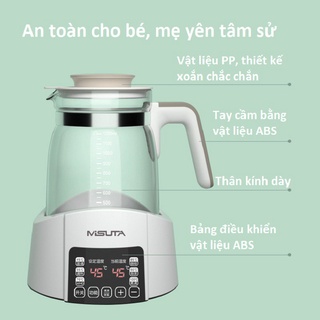  Máy Hâm Nước Pha Sữa MISUTA 1200ML  Kèm chức năng đun nước + Giữ nhiệt  