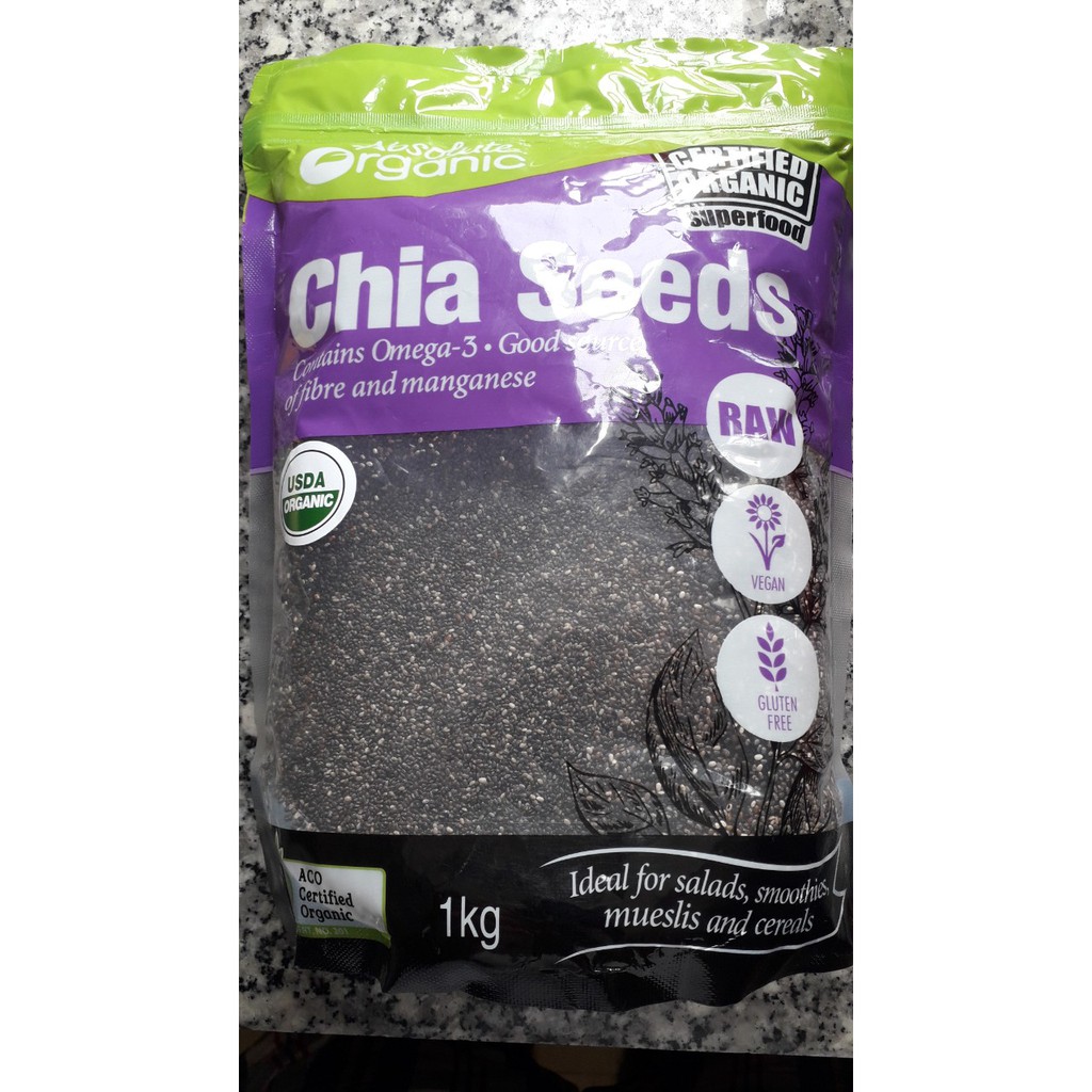 1 Kg Hạt Chia Úc Organic (Chia Seeds)