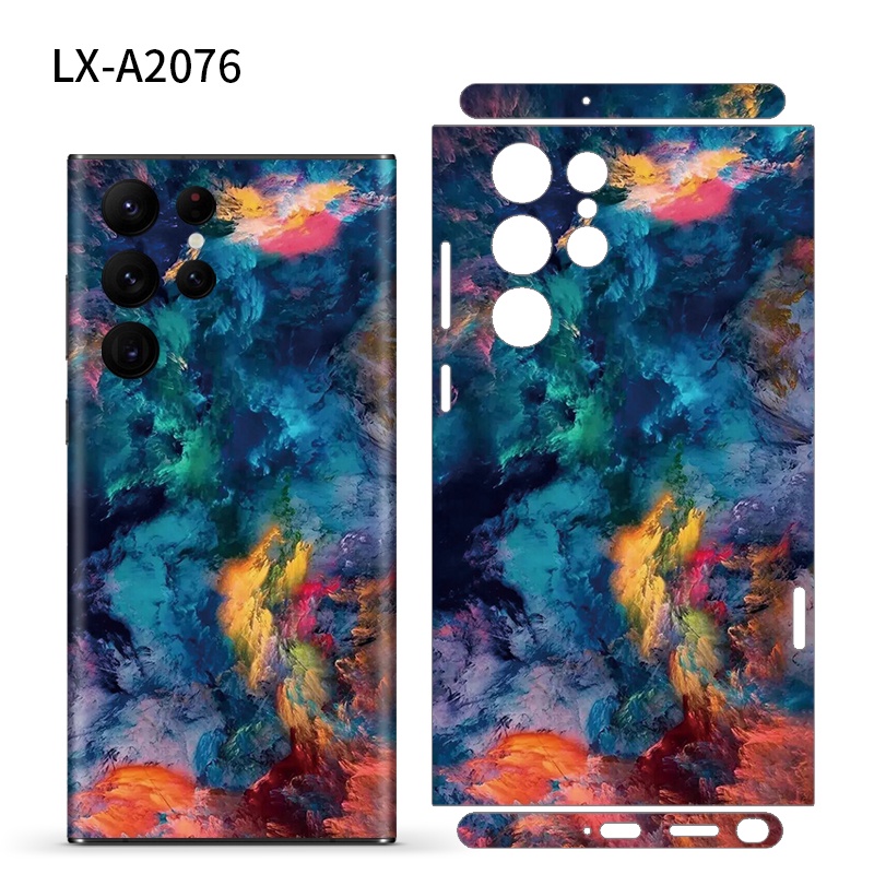 Da Decal Nhiều Màu Sắc Cho Samsung Galaxy S23 S22 S24 Ultra Plus Mặt Sau Bảo Vệ Màn Hình Phim Full Cover 3M Bọc Chống Trầy Xước Miếng Dán Bền