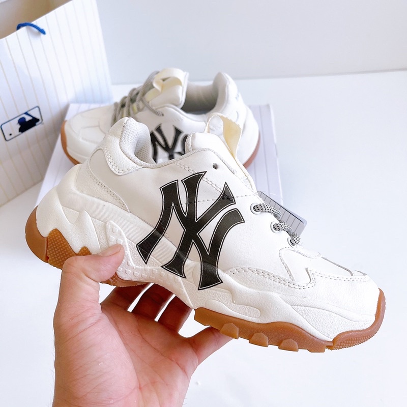 Xả kho Sale Lớn  giày thể thao mlb ny đế nâu độn đế nam nữ siêu xinj giày sneaker thỏ store