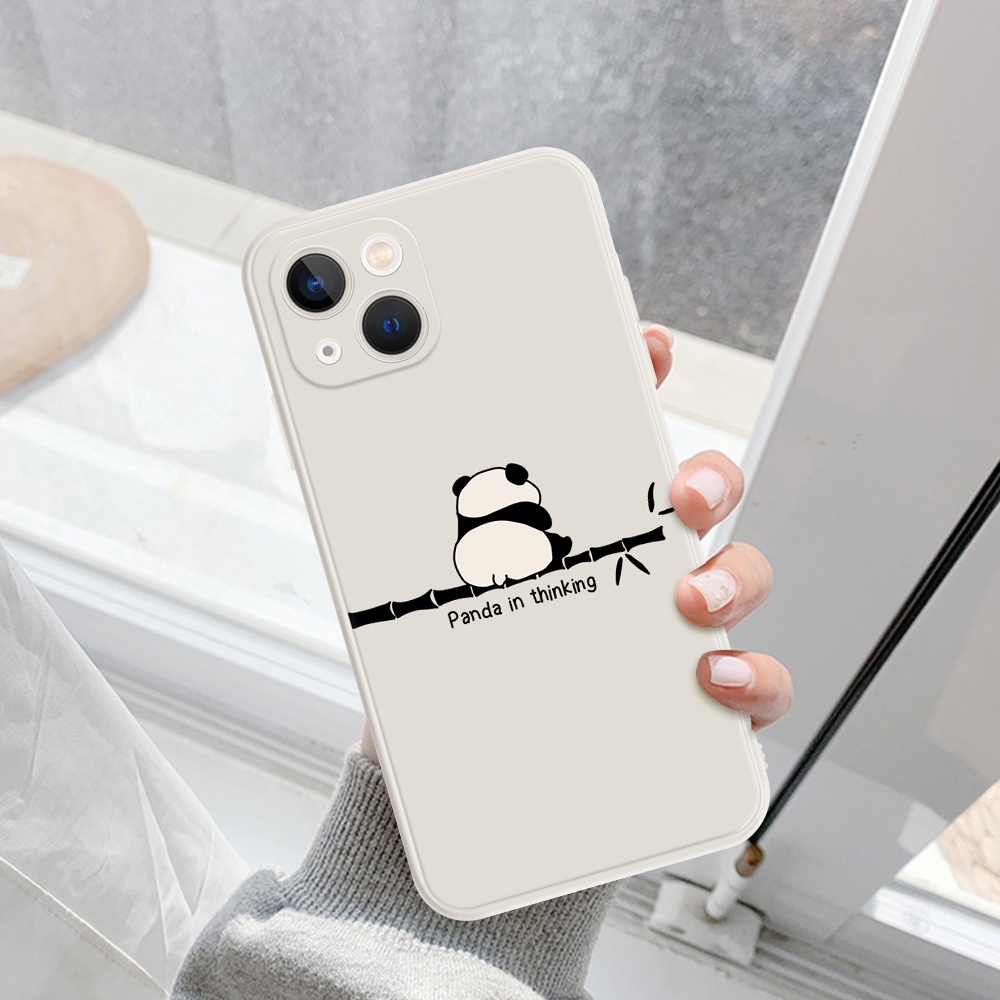 Ốp Điện Thoại Mềm Hình Gấu Trúc Dễ Thương Cho OPPO A12 F1S A5S A32 A33 A39 A52 A3 A3S A57 A59 A59S A72 A92 A11K #H245