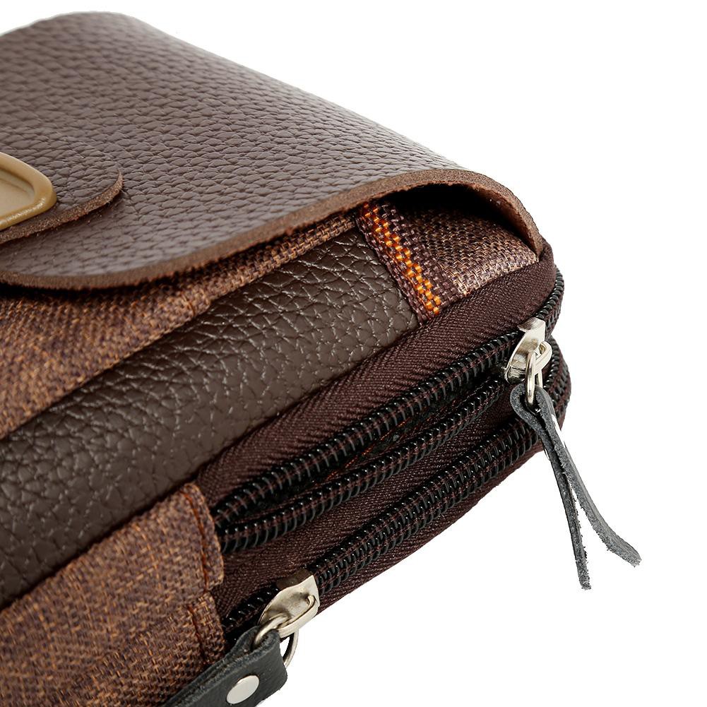 Túi đeo hông bằng da kiểu dáng thời trang 6inch