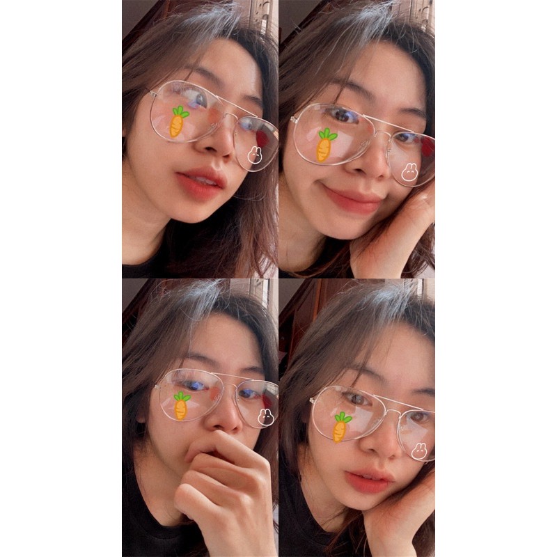 Kính kim loại gọng mỏng siêu ngầu