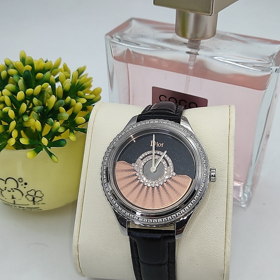 Đồng Hồ Nữ DIOR Mặt Xoay  KÍNH SHAPHIA