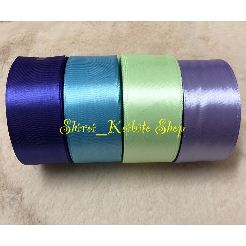 Ruy băng lụa nhiều màu 4cm, 1m