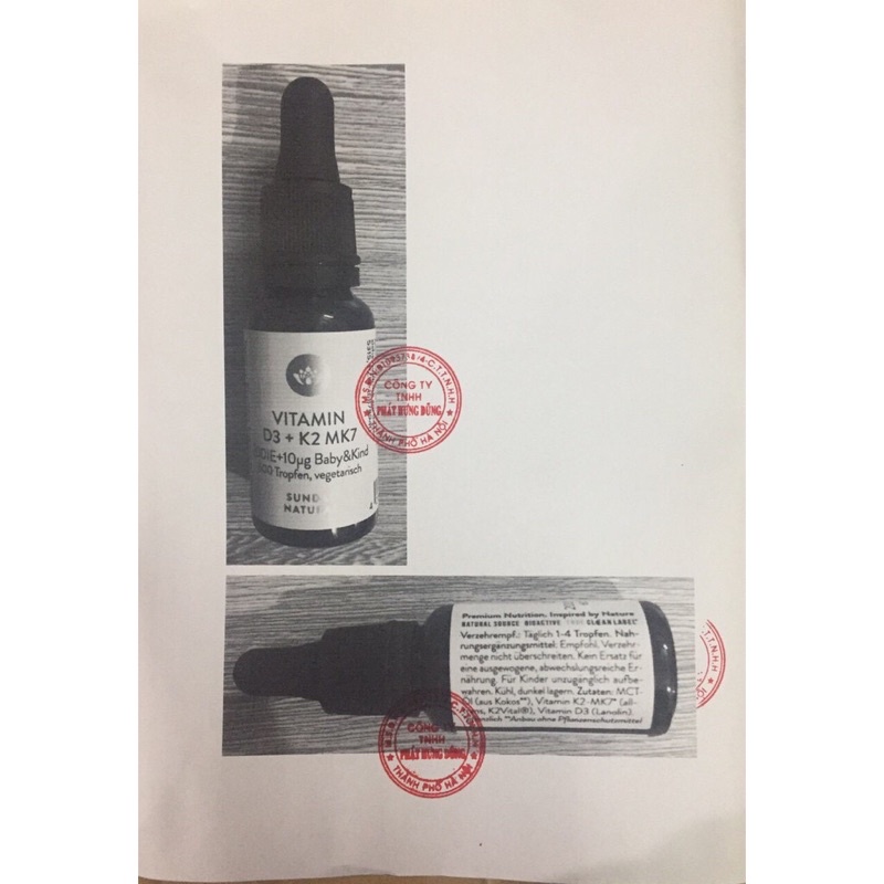vitamin D3+k2 MK7 Đức chuẩn chính hãng 100%