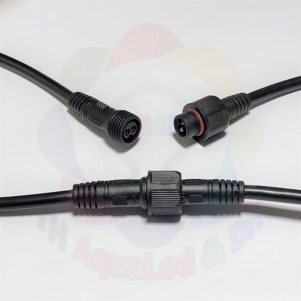 Bộ Jack cắm chống nước âm dương lõi 0.75mm2, phân loại 2,3,4,5 Pin  dày kết nối chắc chắn thuận tiện