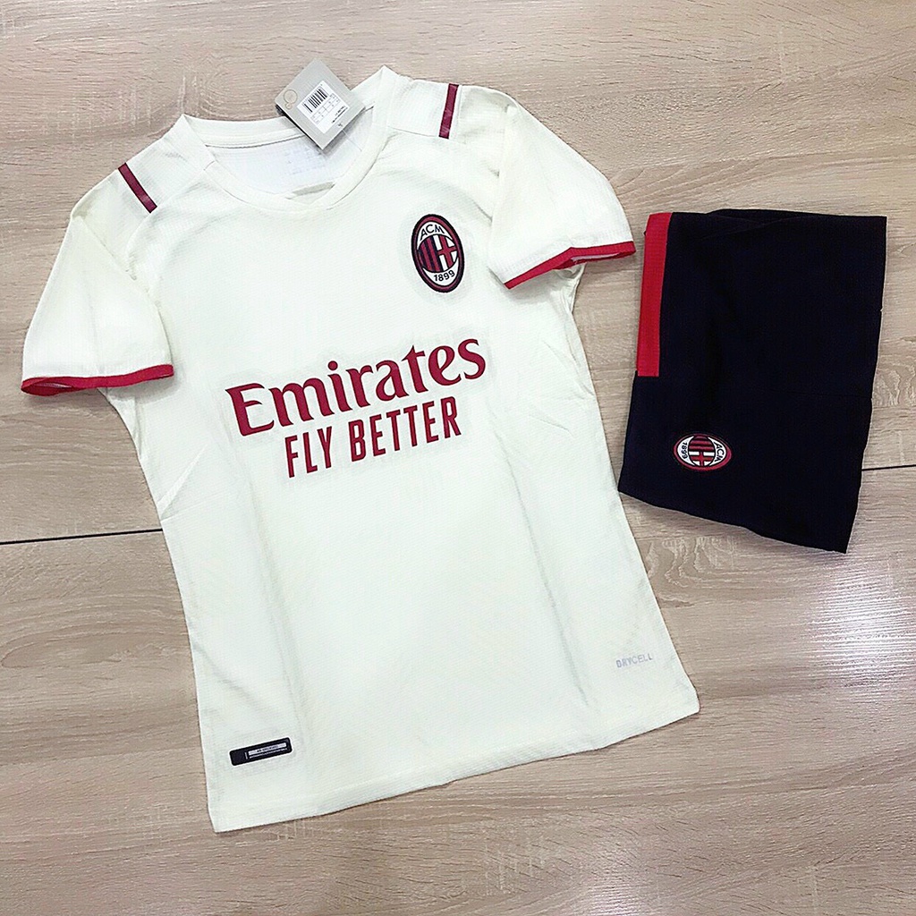 Bộ CLB AC MILAN_ MẪU QUẦN ÁO CLB MỚI NHẤT 2021-2022 Hàng thái lan cao cấp size từ 45-85kg