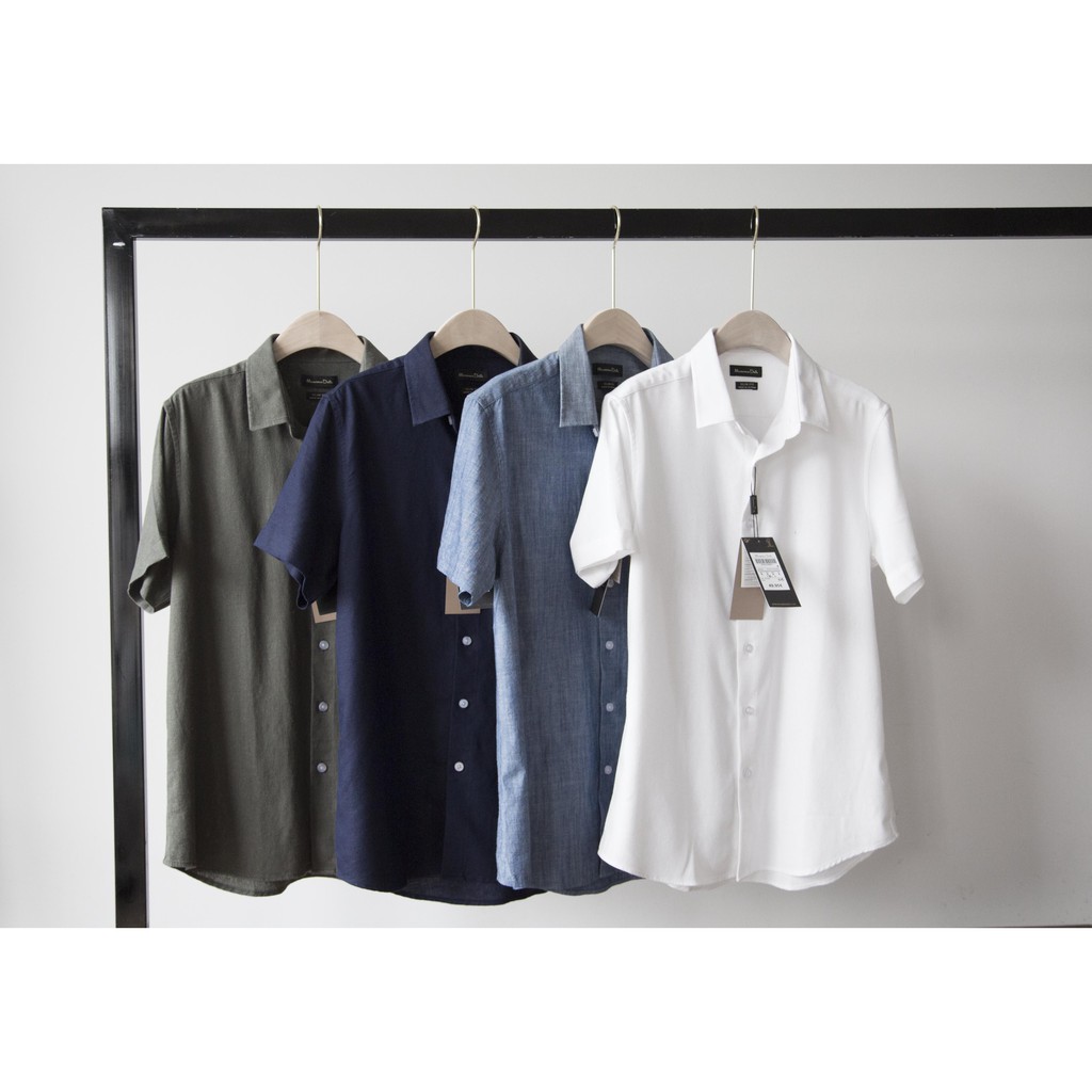 Aó sơ mi Linen Massimo xuất khẩu