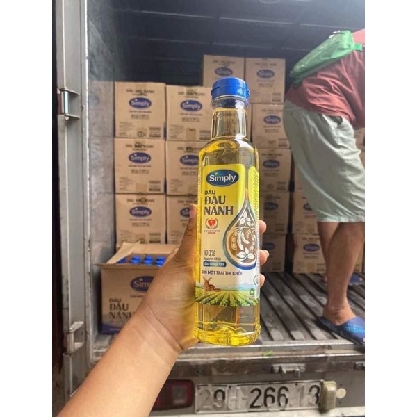 Dầu ăn Simply thùng 10 chai 400ml