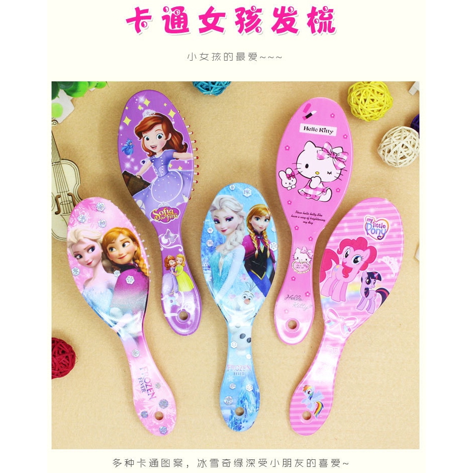Lược chải tóc hình công chúa băng giá dành cho bé gái
