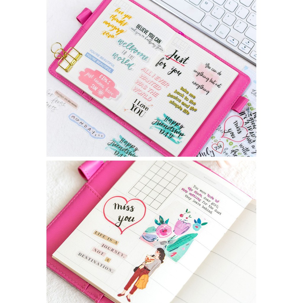 Gói 60 sticker giấy SG6001 Gachini