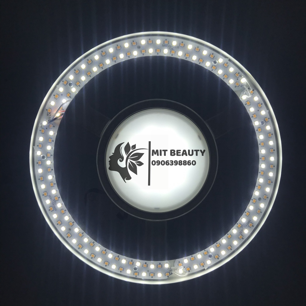 Đèn Led di động 3 màu trục khuỷu Cho Spa Nail Xoay 360 độ