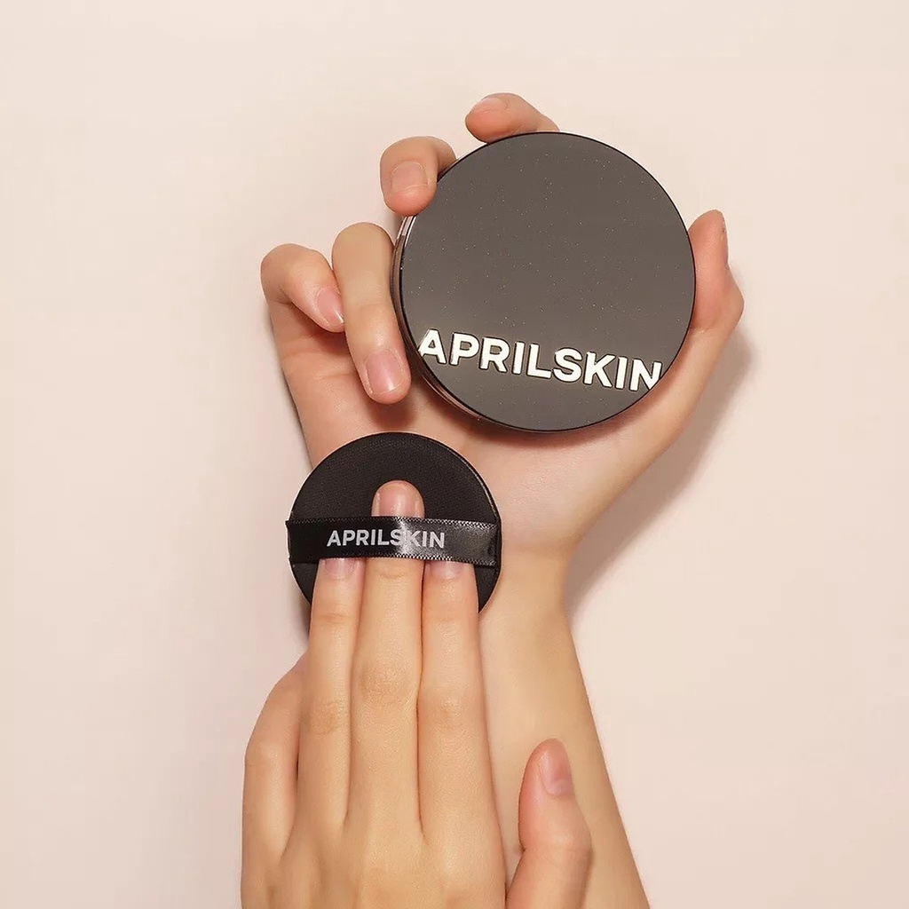 [2 Lõi] Phấn Nước April Skin Magic Snow Cushion 3.0 Triple Cover Powder 15gx2 - 2 Lõi