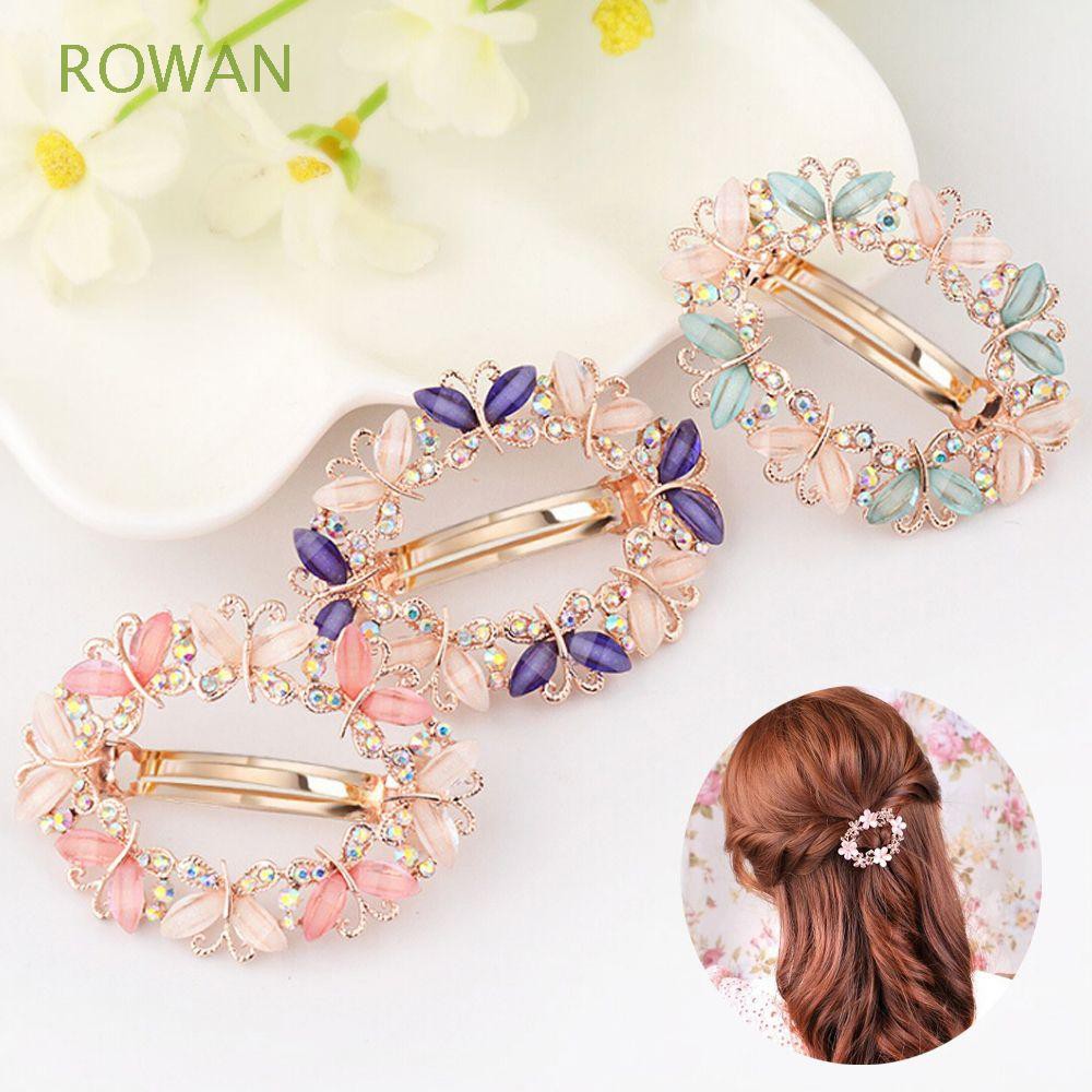 Kẹp Tóc Đính Đá Hình Hoa Và Bướm
