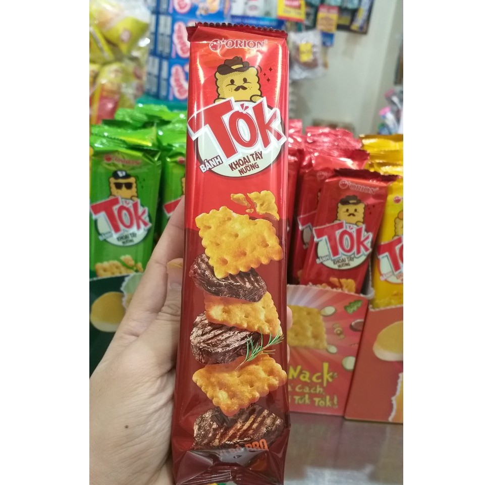 Bánh Khoai Tây Nướng Tok Orion 3 vị gói 38,5g | BigBuy360 - bigbuy360.vn