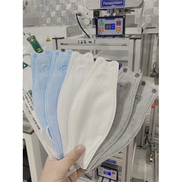Khẩu trang KF94 và 3D set 50c cao cấp dày dặn không bí thở