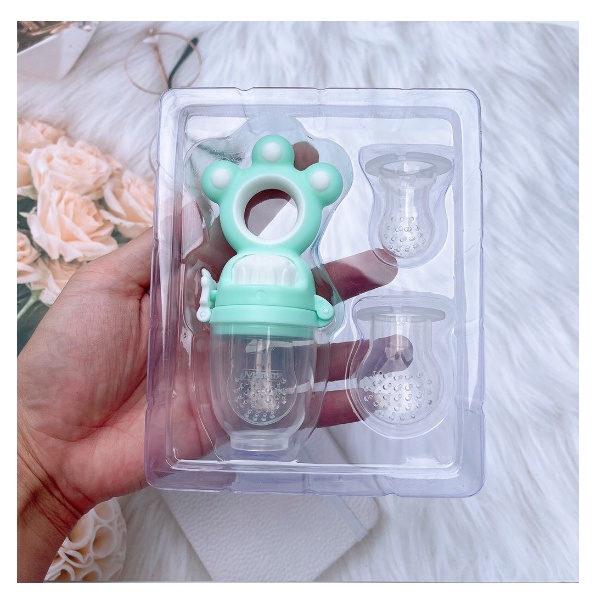 Túi nhai ăn dặm cho bé Misuta cao cấp (3 núm 3 size)