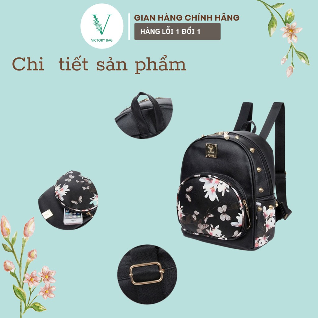 💖Balo Mini Thời Trang Nữ Vải Dù Mềm Bền Đẹp Hàng Quảng Châu SKU: 091 - VICTORY💖