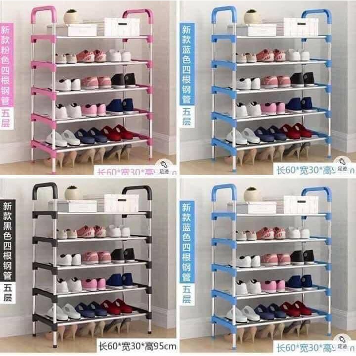 Kệ Đựng Dép inox 5 Tầng