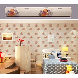 Combo 5m giấy dán tường gấu pooh binbin dt59