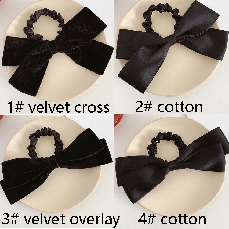 Dây Cột Tóc Đính Nơ Xinh Xắn Dành Cho Nữ