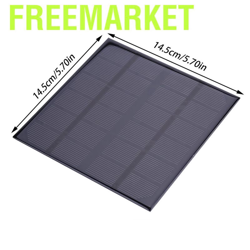 Miếng Sạc Pin Năng Lượng Mặt Trời 3w 6v Monocrystalline Silicon Đơn Thể