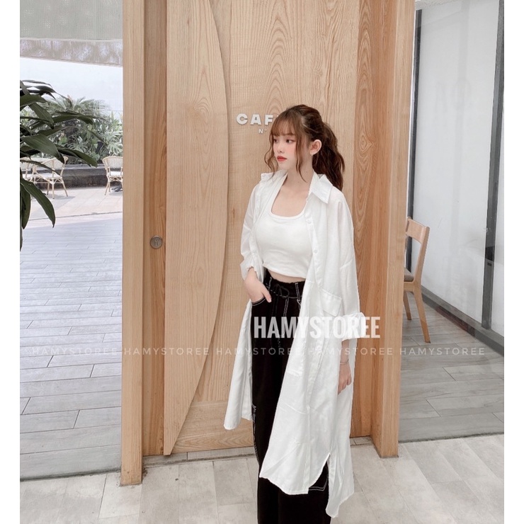 POCKET SHIRT - SƠ MI DÁNG DÀI FORM RỘNG