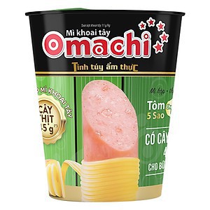 Mỳ Omachi có thịt thật ly 113gr