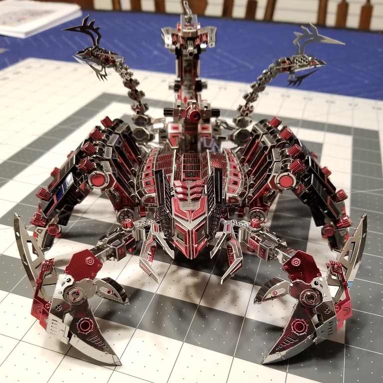 Mô Hình Kim Loại Lắp Ráp 3D Microworld Bò Cạp Bóng Đêm Red Devil Scorpion