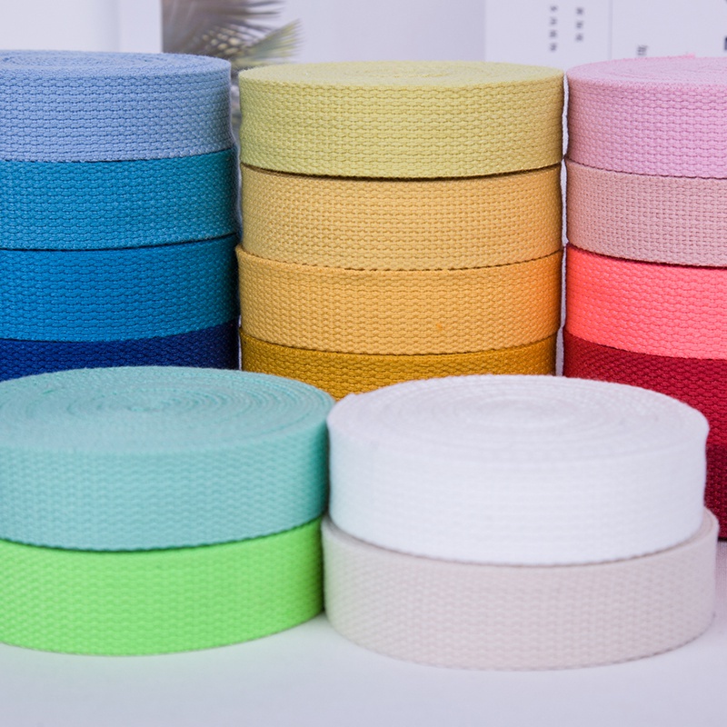 Cuộn dây ruy băng bằng Polyester Cotton 2cm dùng làm đồ thủ công Diy