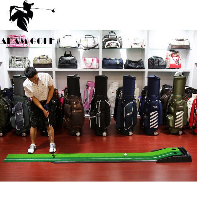 Bộ tập Golf Putting tại nhà, văn phòng có thể gấp gọn - loại có lane dài trả bóng