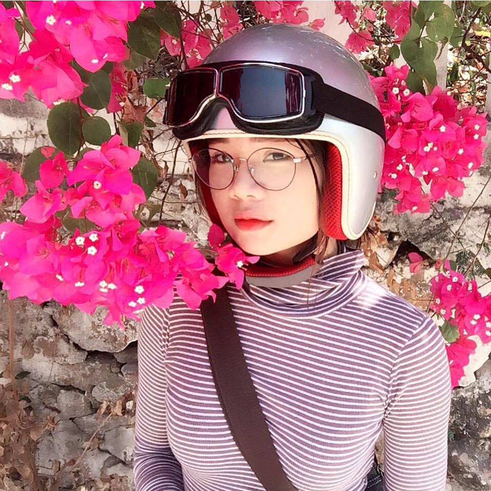 Kính phi công GG550 phụ kiện gắn mũ bảo hiểm dành cho người đi xe máy Arrow Shop